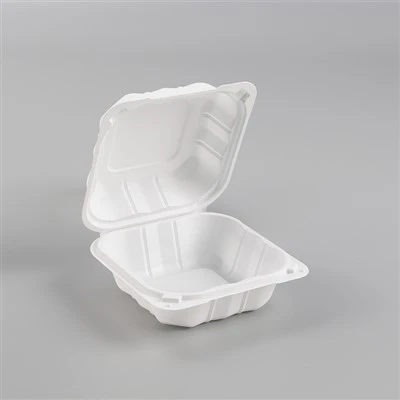 Gabhdáin Clamshell MFPP 5x5" ar Dhath Bán Boscaí Bia ar insí le dul