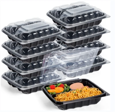 3Compartments PP To Go Coimeádán Le haghaidh Bia